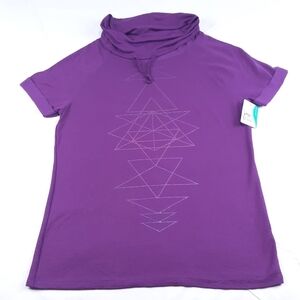 NWT Just My Size Pull Over Cowl Neck Top Size 1X (16W)